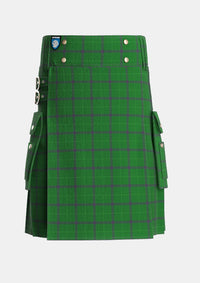 Utility_Walters_Personal_Tartan_4160_kilt_front_image_with_pleated_design_and_adjustable_buckles_for_men