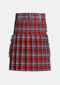 Utility_Warden_Tartan_7294_kilt_back_image_with_pleated_design_and_adjustable_buckles_for_men