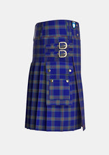Utility_Waugh_Tartan_10028_kilt_right_image_with_pleated_design_and_adjustable_buckles_for_men