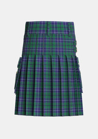 Utility_Weisfeld_Tartan_2617_kilt_back_image_with_pleated_design_and_adjustable_buckles_for_men