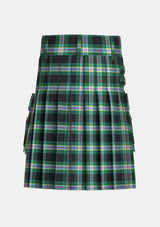Utility_Wells_Ancient_Tartan_kilt_back_image_with_pleated_design_and_adjustable_buckles_for_men