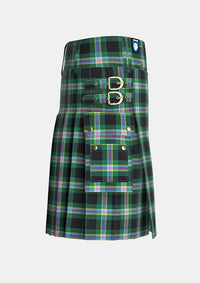 Utility_Wells_Ancient_Tartan_kilt_right_image_with_pleated_design_and_adjustable_buckles_for_men
