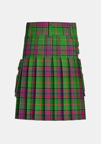 Utility_Whyte_John_Family_Tartan_14359_kilt_back_image_with_pleated_design_and_adjustable_buckles_for_men