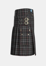 Utility_Witches_Blood_The_Tartan_11495_kilt_right_image_with_pleated_design_and_adjustable_buckles_for_men