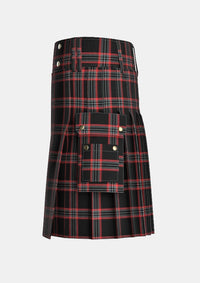 Utility_Witches_of_Scotland_Tartan_14651_kilt_left_image_with_pleated_design_and_adjustable_buckles_for_men