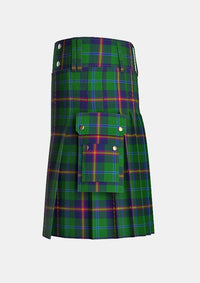 Utility_Young_tartan_2048_kilt_left_image_with_pleated_design_and_adjustable_buckles_for_men