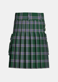 Utility_Yousaf_Humza_Tartan_14479_kilt_back_image_with_pleated_design_and_adjustable_buckles_for_men