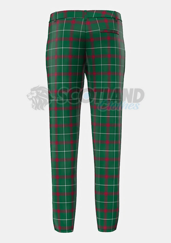 Welsh Tartan Trouser Back