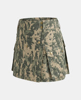 Women Cheviot Tactical Utility Kilt Left Side