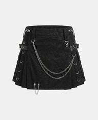 Women Grand Gothic Utility Kilt Front