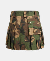 Women Multicam Camo Utility Kilt Back