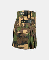 Women Multicam Camo Utility Kilt Right Side