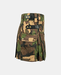 Women Multicam Camo Utility Kilt Right Side