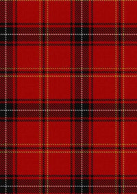  Aberdeen Football Club Tartan Fabric