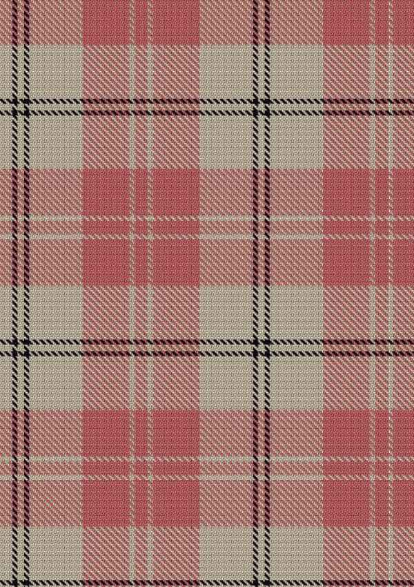  Alisa Pink Tartan Fabric