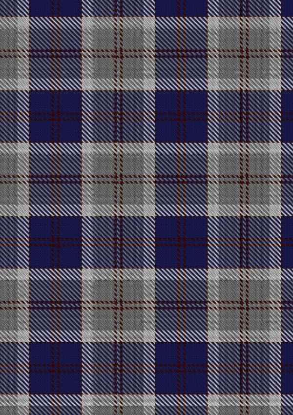  Bannockbane Silver Tartan Fabric