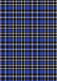 Cummins Royal Blue Tartan Fabric