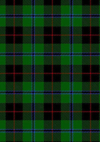 Douglas Black Tartan Fabric