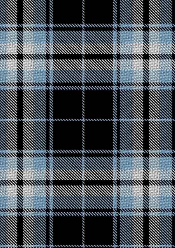  Glasgow Warriors Tartan Fabric