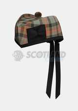 Gunn Weathered Tartan Glengarry Hats 