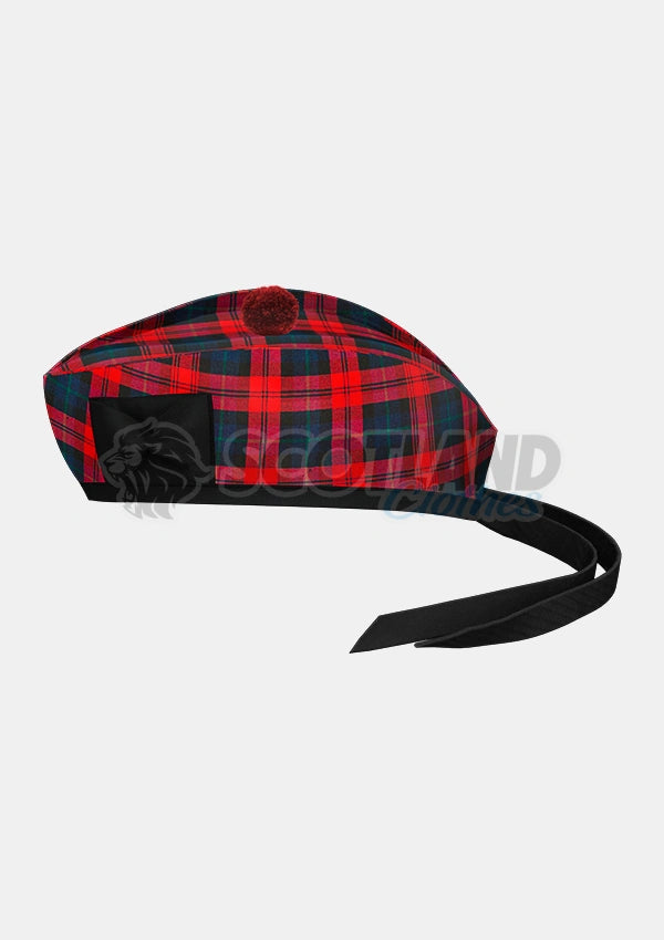 Maclachlan Modern Tartan Glengarry Hats Side