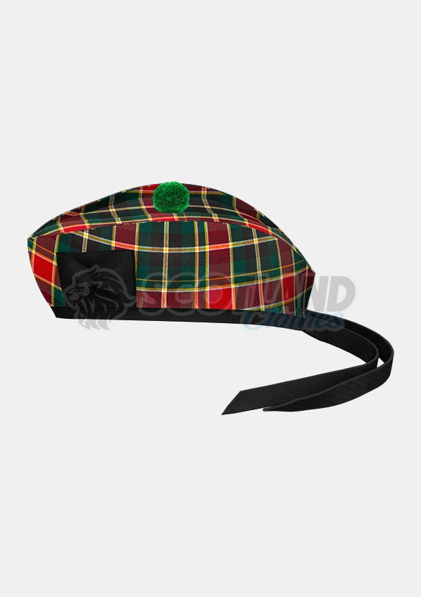 Maclachlan Old Modern Tartan Glengarry Hats Side