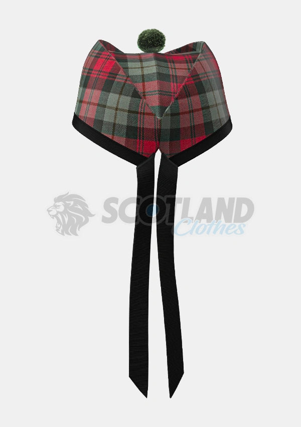 Maclachlan Weathered Tartan Glengarry Hats Back