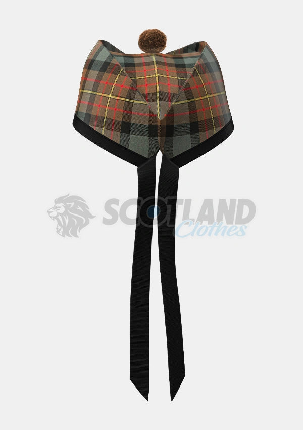 Maclaren Weathered Tartan Glengarry Hats Back