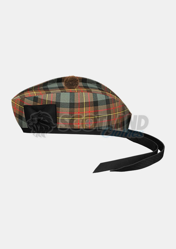 Maclaren Weathered Tartan Glengarry Hats Side