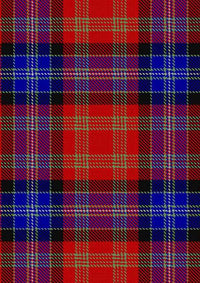 Moir Tartan Fabric