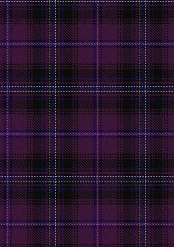 Purple Tartan Fabric