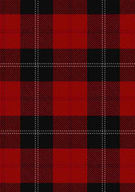  Ramsay Red Tartan Fabric