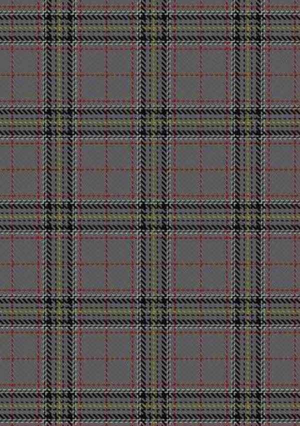 Stewart Grey tartan Fabric